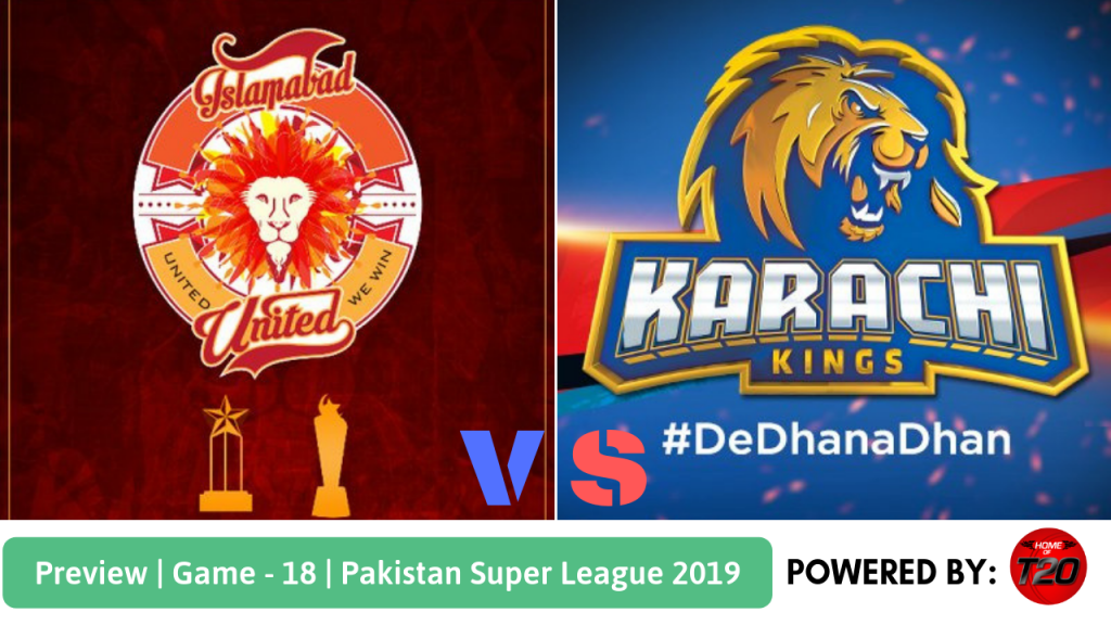 Karachi Kings vs Islamabad United