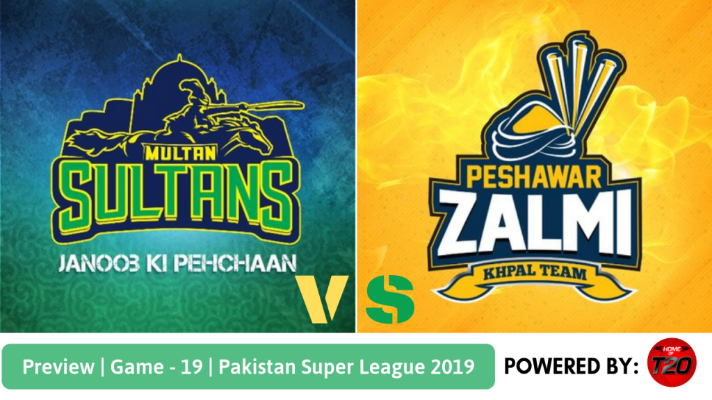 Peshawar Zalmi vs Multan Sultans