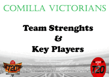Comilla Victorians Team Strengths and Eye on its Key Players