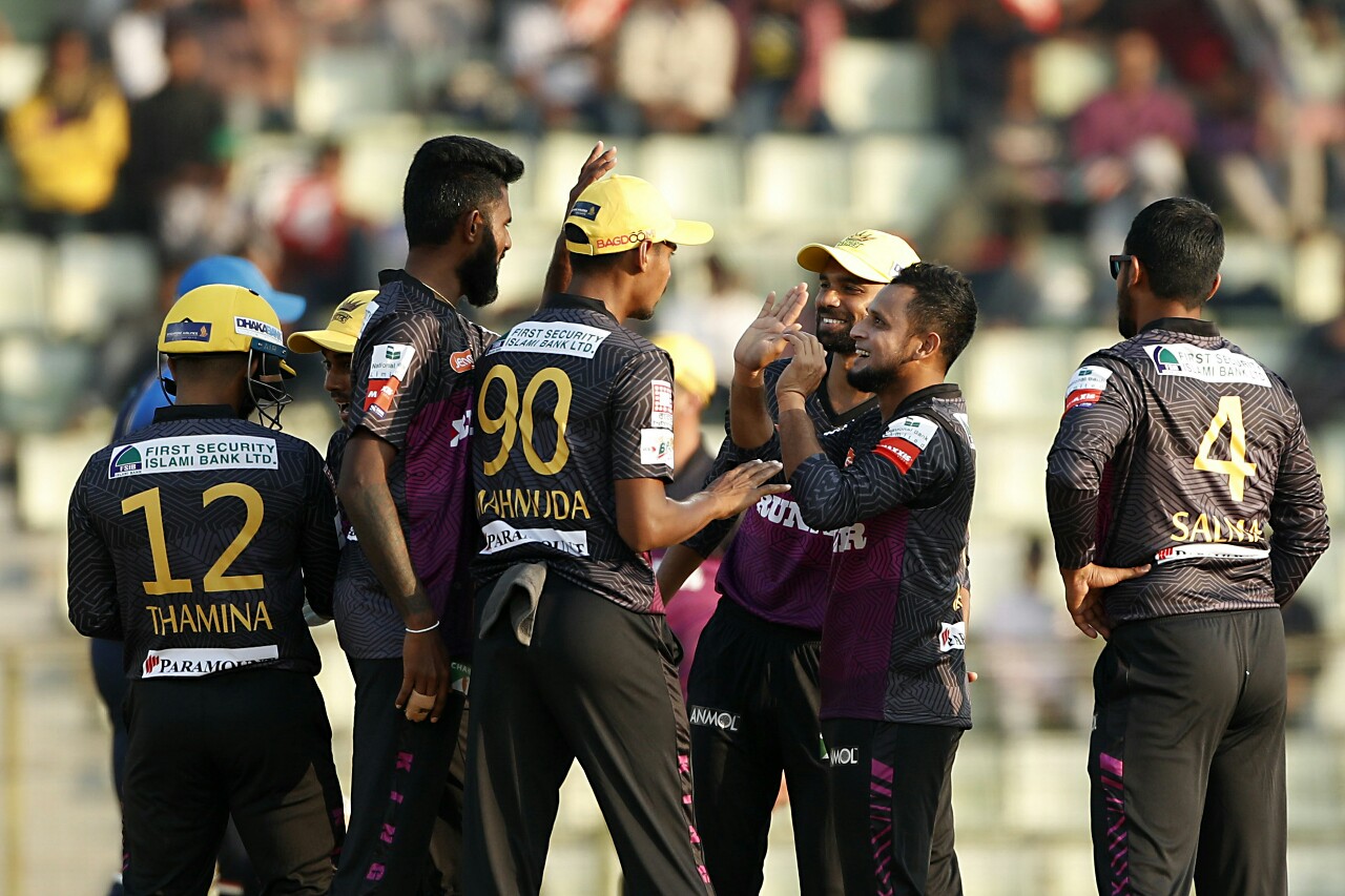 Rajshahi claimed their third victory in six matches