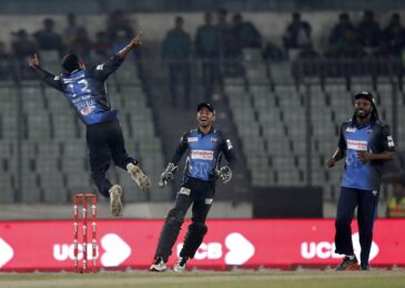 Rangpur Riders bowlers made a one-sided game