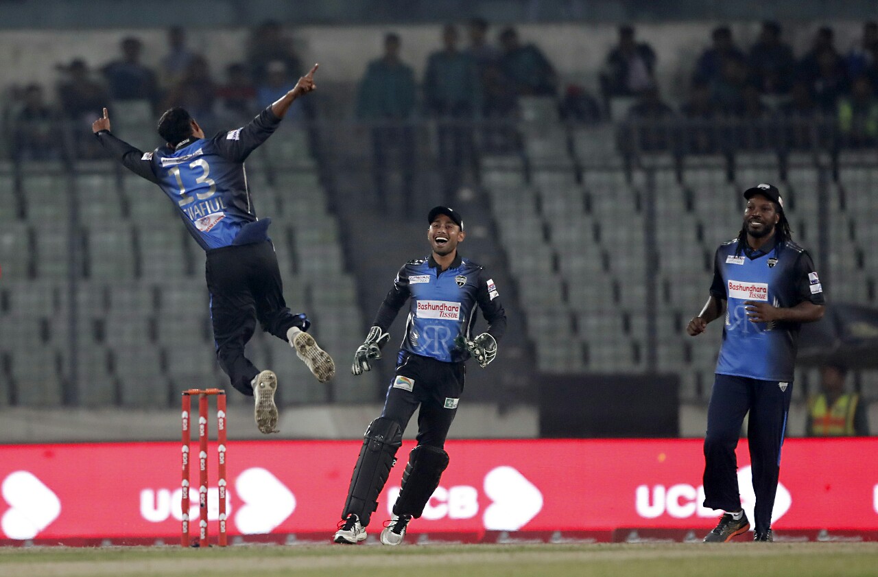 Rangpur Riders bowlers made a one-sided game