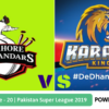 Preview: Pakistan Super League 2019, Match 20 Karachi Kings vs Lahore Qalandars