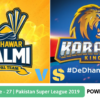 Preview: Pakistan Super League 2019, Match 27, Karachi Kings vs Peshawar Zalmi