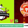 Preview: Pakistan Super League 2019, Match 28, Lahore Qalandars vs Islamabad United