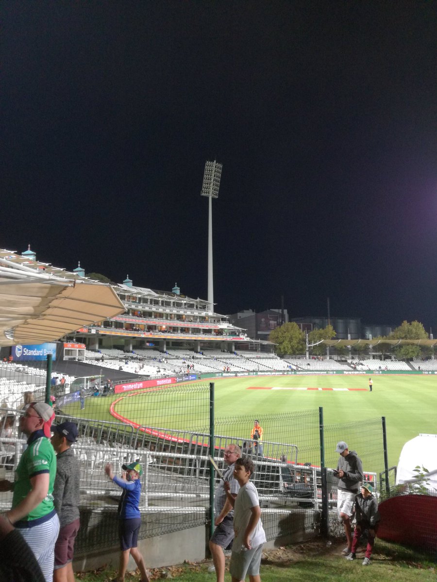 we are confident that tomorrow’s T20 International will take place without any light interruptions
