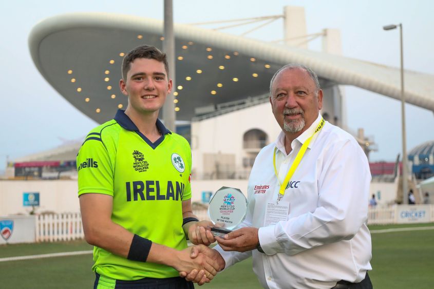 Gareth Delany impressed with the bat for Ireland as they defeated Oman