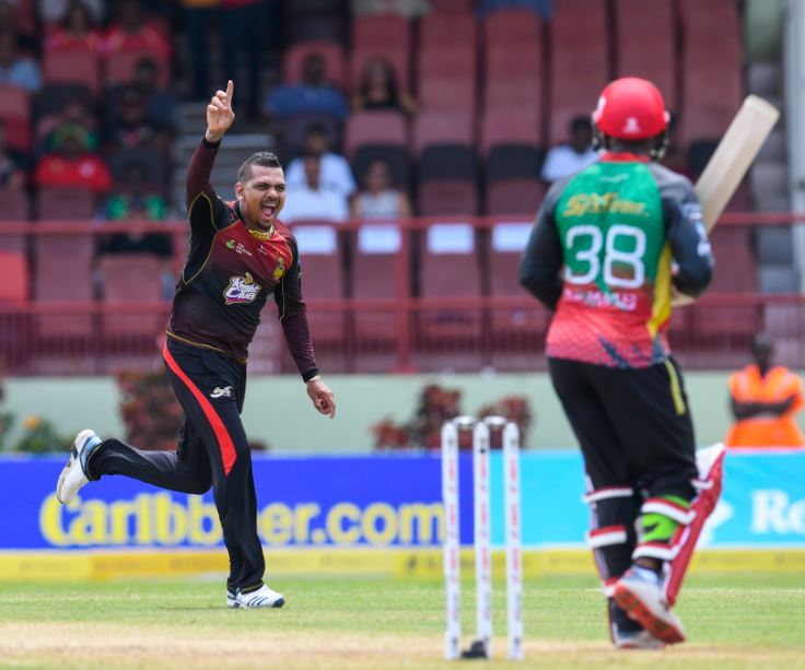 Trinbago Knight Riders through to qualifier after Pollard and Narine heroics