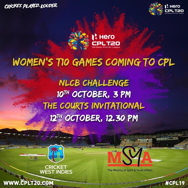 Hero CPL to host women's T10 matches