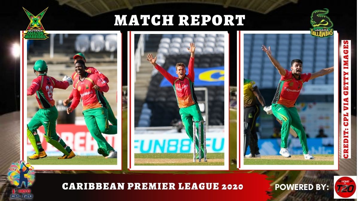 Amazon Warriors make history to record the lowest successful defense in CPL