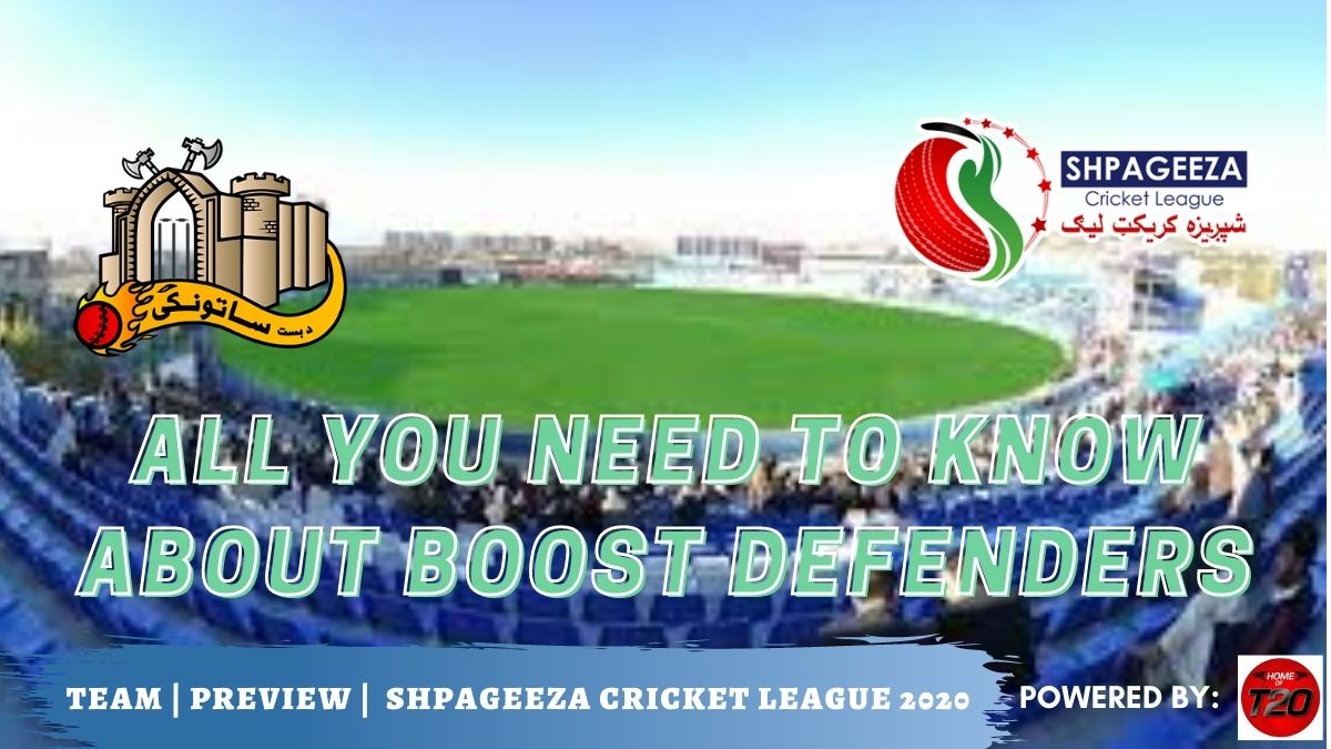 Shpageeza Cricket League All you need to know about Boost Defenders