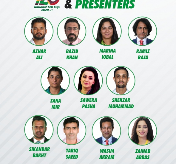 List of commentators for National T20 Cup 2020