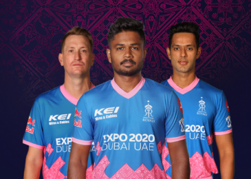 Rajasthan Royals revealed their IPL 2021 Jersey through a spectacular 3D projection and light show