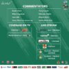 List of commentators for National T20 Cup 2021