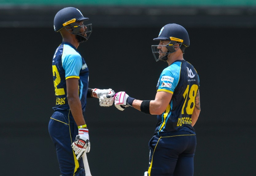 Superb du Plessis century ends Patriot's unbeaten run