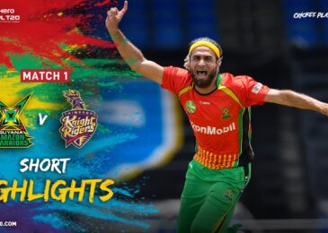 CPL 2021, Match 1 Highlights, Guyana Amazon Warriors vs Trinbago Knight Riders