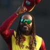 The cricket legend Chris Gayle of West Indies says goodbye to Cricket