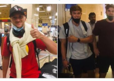 JoeClark, Jordan Thompson and Tom Lammonby arrived in Karachi for PSL 2022