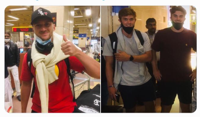 Jordan Thompson and Tom Lammonby arrived in Karachi for PSL 2022