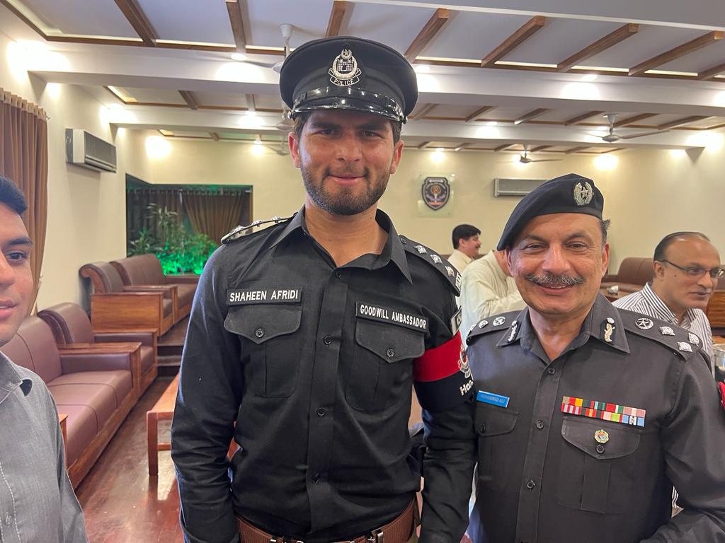 Shaheen Shah Afridi becomes Goodwill Ambassador of KP police