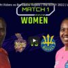 LIVE | Barbados Royals vs Guyana Amazon Warriors | The 6IXTY 2022 | Women | Home of T20