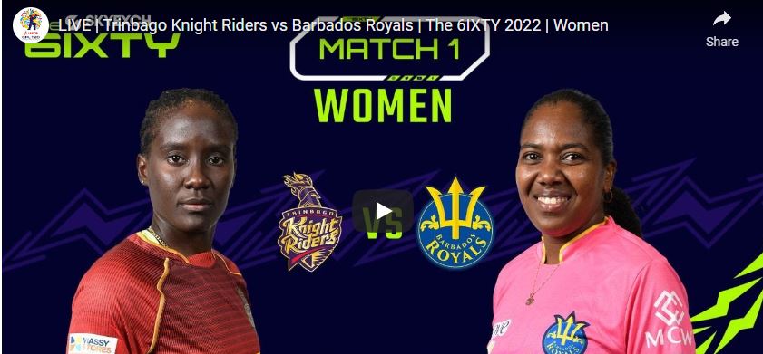 LIVE | Barbados Royals vs Guyana Amazon Warriors | The 6IXTY 2022 | Women | Home of T20