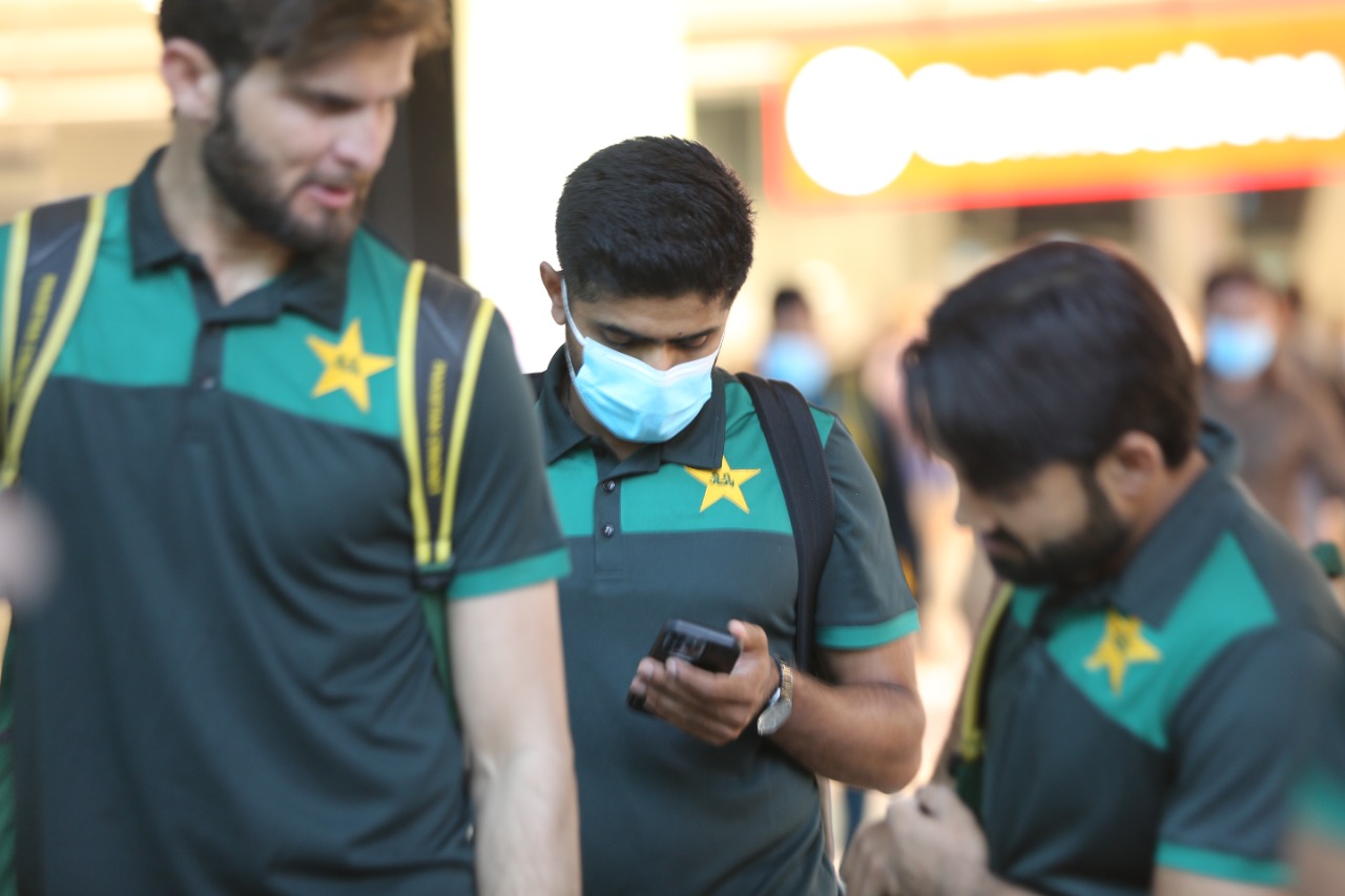 Pakistan Cricket team in Dubai