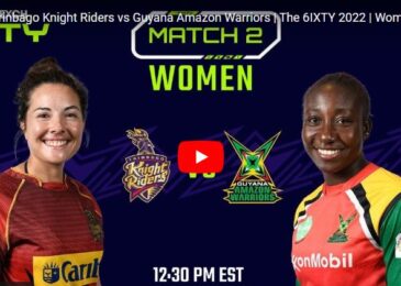 LIVE | Trinbago Knight Riders vs Guyana Amazon Warriors | The 6IXTY 2022 | Women | Home of T20