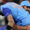 Rohit Sharma Lifts Virat Kohli As Indian Team Celebrates Thrilling Win Over Pakistan