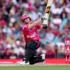 Smith’s T20 Career-Best Knock Leads Sixers to Victory