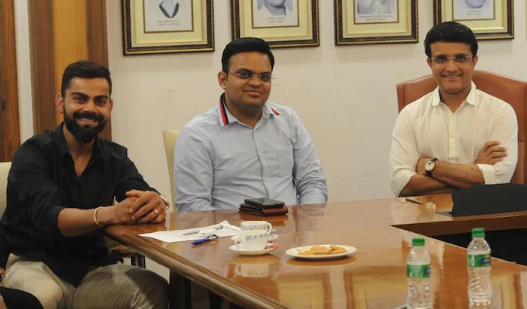 Jay Shah and Virat Kohli