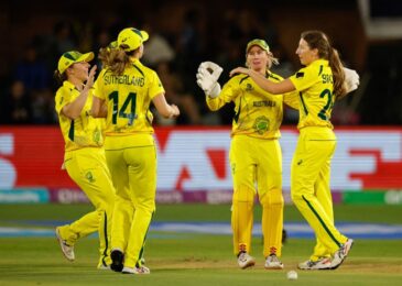 Australia Women through to the semi-finals after the win over South Africa Women