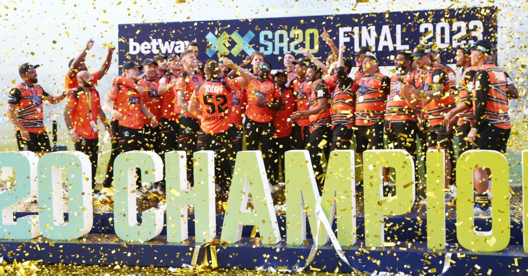 Sunrisers Eastern Cape are the SA20 League Champions 