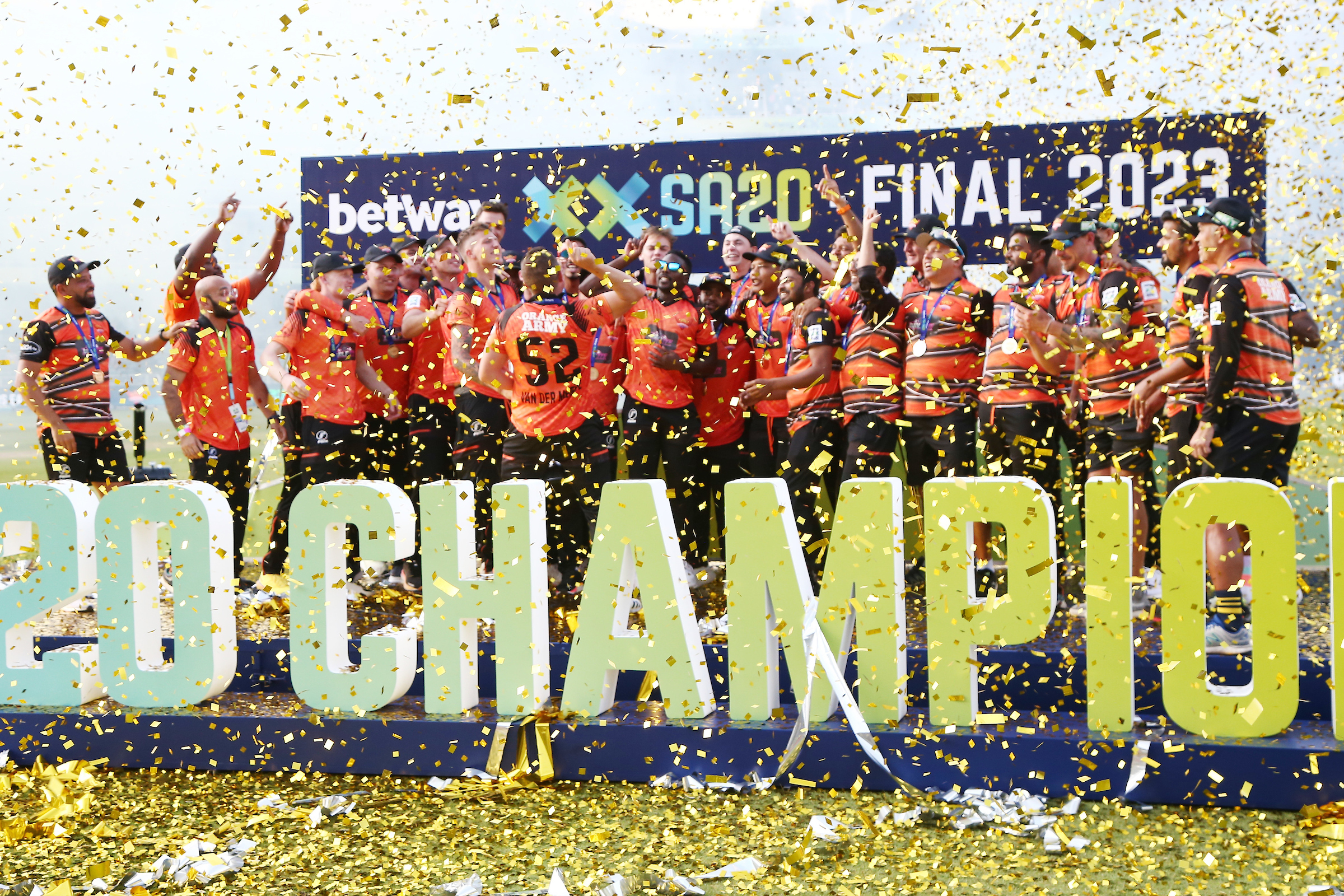Sunrisers Eastern Cape are the SA20 League Champions