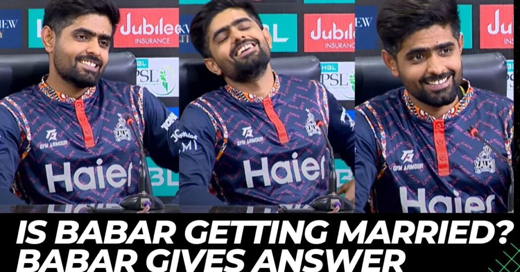 When Will babar azam get married?