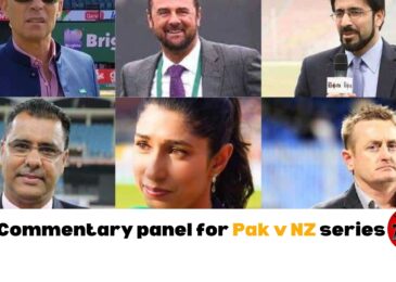 Commentary panel for Pak v NZ series announced