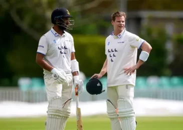 Steve Smith’s County debut halted due to non-compliant helmet