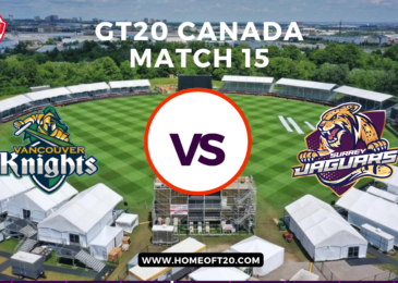 GT20 Canada Match 15, Vancouver Knights vs Surrey Jaguars Match Preview, Pitch Report, Weather Report, Predicted XI, Fantasy Tips, and Live Streaming Details