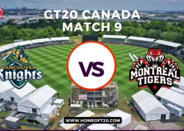 GT20 Canada Match 9, Vancouver Knights vs Montreal Tigers Match Preview, Pitch Report, Weather Report, Predicted XI, Fantasy Tips, and Live Streaming Details