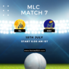 MLC 2023 Match 7, Texas Super Kings vs MI New York Match Preview, Pitch Report, Weather Report, Predicted XI, Fantasy Tips, and Live Streaming Details