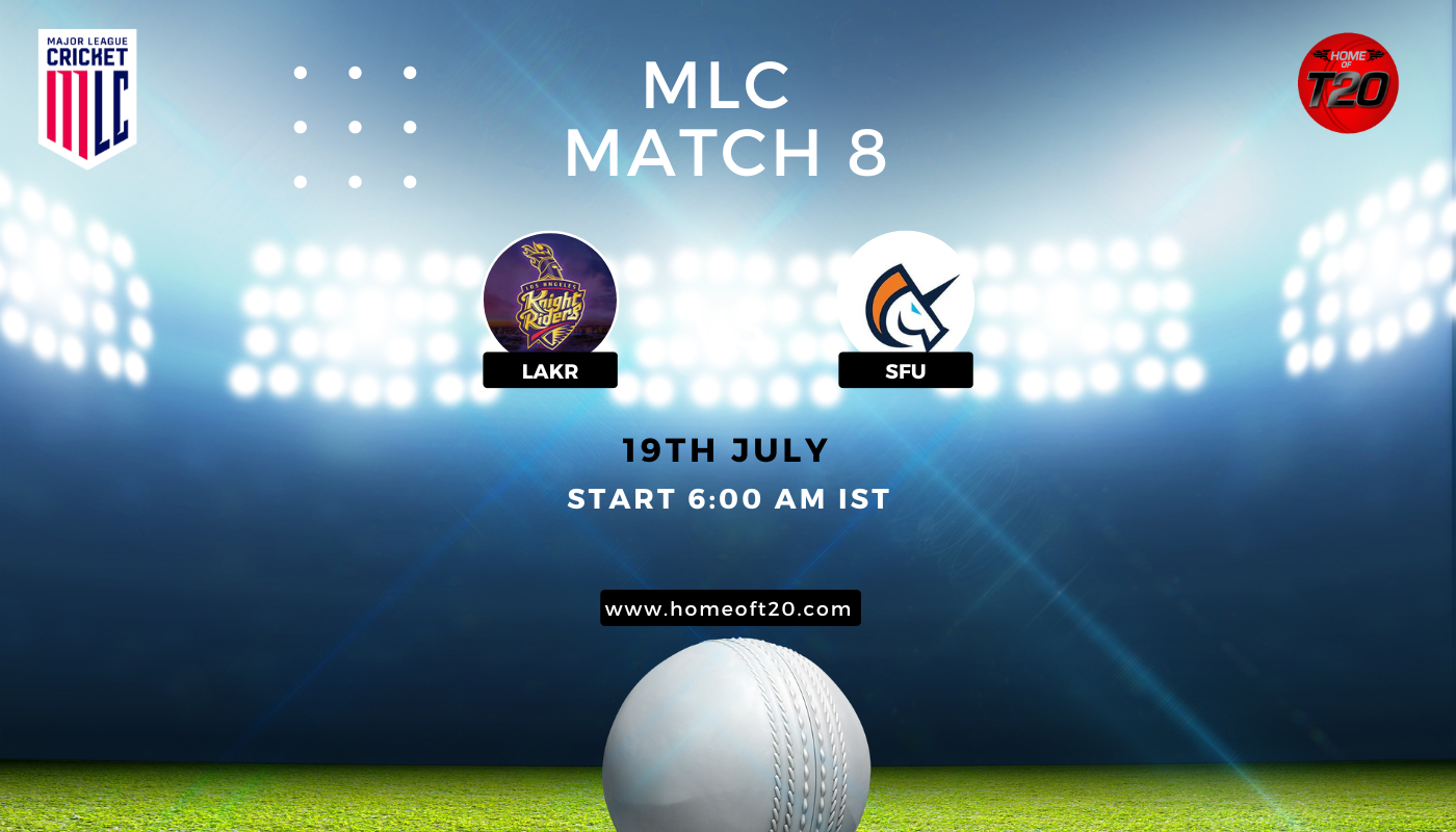 MLC 2023 Match 8, LA Knight Riders vs San Francisco United Match Preview, Pitch Report, Weather Report, Predicted XI, Fantasy Tips, and Live Streaming Details