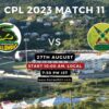 CPL 2023 Match 11, Jamaica Tallawahs vs Guyana Amazon Warriors Match Preview, Pitch Report, Weather Report, Predicted XI, Fantasy Tips, and Live Streaming Details