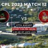 CPL 2023 Match 12, St Kitts and Nevis Patriots vs Trinbago Knight Riders Match Preview, Pitch Report, Weather Report, Predicted XI, Fantasy Tips, and Live Streaming Details