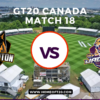 GT20 Canada Match 18, Brampton Wolves vs Surrey Jaguars Match Preview, Pitch Report, Weather Report, Predicted XI, Fantasy Tips, and Live Streaming Details