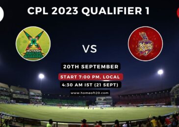 CPL 2023 Qualifier 1, Guyana Amazon Warriors vs Trinbago Knight Riders Match Preview, Pitch Report, Weather Report, Predicted XI, Fantasy Tips, and Live Streaming Details