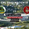 CPL 2023 Match 17, Jamaica Tallawahs vs Trinbago Knight Riders Match Preview, Pitch Report, Weather Report, Predicted XI, Fantasy Tips, and Live Streaming Details