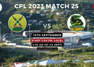 CPL 2023 Match 25, Guyana Amazon Warriors vs Jamaica Tallawahs Match Preview, Pitch Report, Weather Report, Predicted XI, Fantasy Tips, and Live Streaming Details