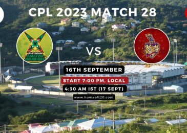 CPL 2023 Match 28, Guyana Amazon Warriors vs Trinbago Knight Riders Match Preview, Pitch Report, Weather Report, Predicted XI, Fantasy Tips, and Live Streaming Details