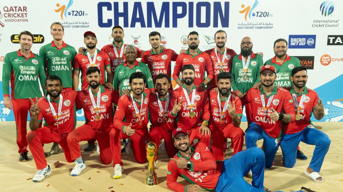 How and who contributed to Oman winning the Gulf T20I Cricket Champions