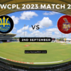 WCPL 2023 Match 2, Barbados Royals Women vs Trinbago Knight Riders Women Match Preview, Pitch Report, Weather Report, Predicted XI, Fantasy Tips, and Live Streaming Details